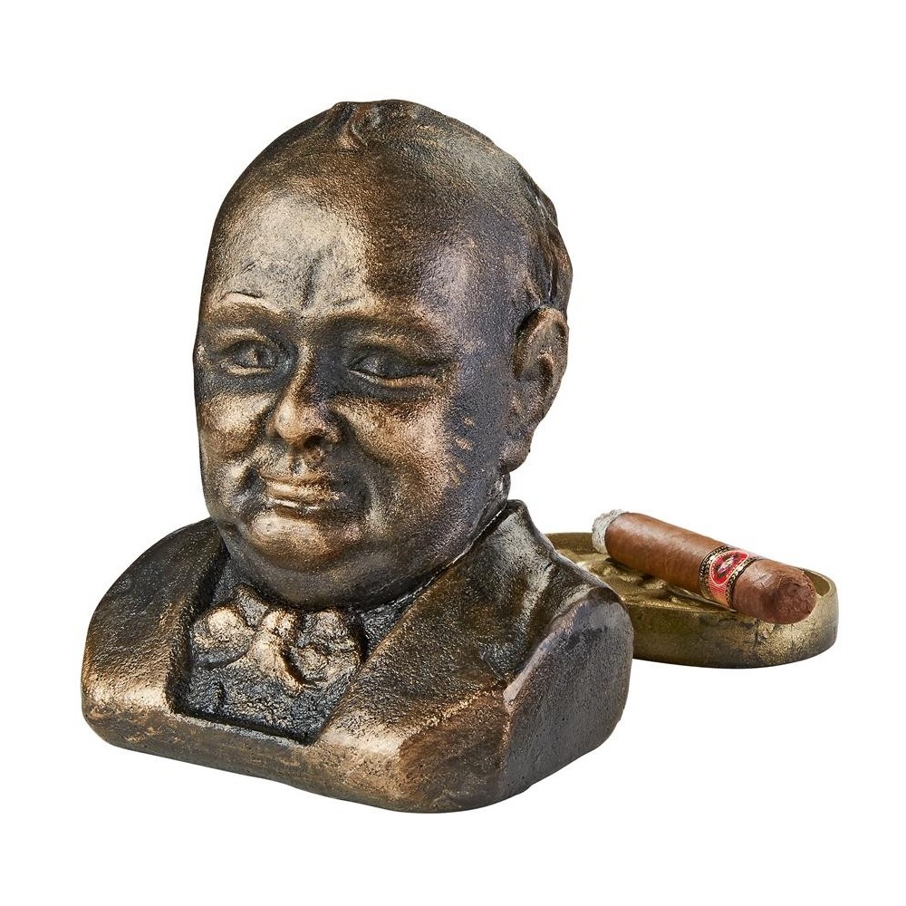Design Toscano Sir Winston Churchill Iron Bust