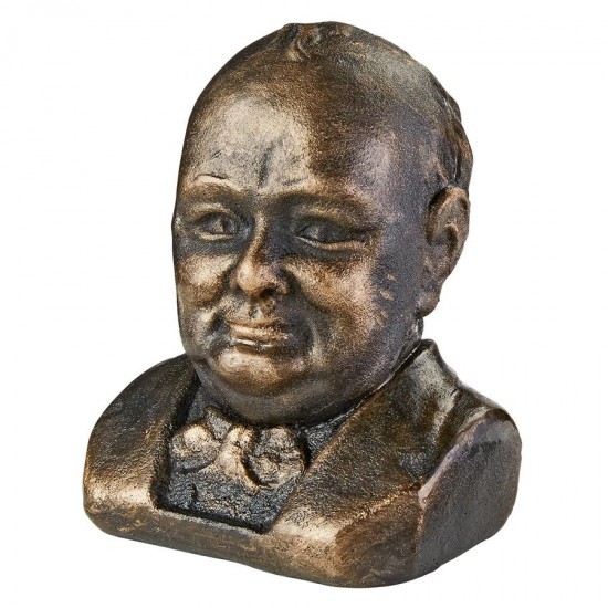 Design Toscano Sir Winston Churchill Iron Bust