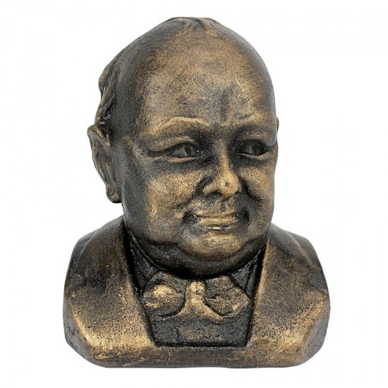 Design Toscano Sir Winston Churchill Iron Bust