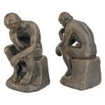 Design Toscano Rodins Thinker Bookend Pair