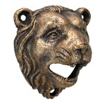 Design Toscano Growling Lion Cast Iron Bottle Opener