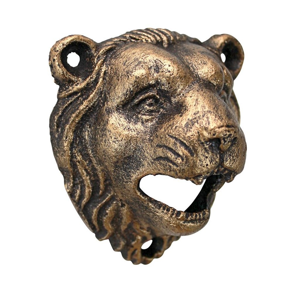 Design Toscano Growling Lion Cast Iron Bottle Opener