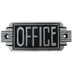 Design Toscano Art Deco Office Door Sign