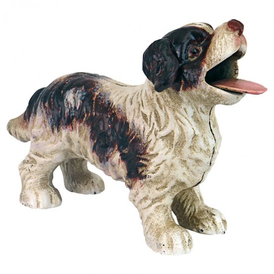 Design Toscano Cavalier Spaniel Mechanical Bank