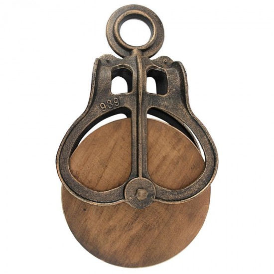 Design Toscano Extra Large Wood Pulley