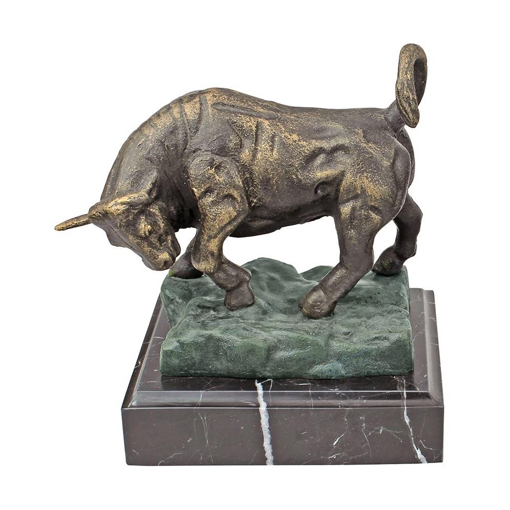 Design Toscano Bull Of Wall Street Cast Iron Statue