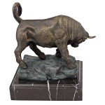 Design Toscano Bull Of Wall Street Cast Iron Statue