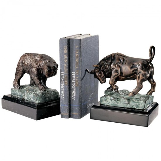 Design Toscano The Bull And Bear Of Wall Street