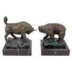 Design Toscano The Bull And Bear Of Wall Street