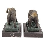 Design Toscano The Bull And Bear Of Wall Street