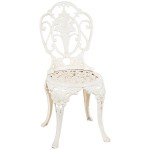 Design Toscano Garden Of Roses Iron Bistro Chair