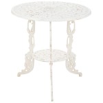 Design Toscano Garden Of Roses Iron Bistro Table