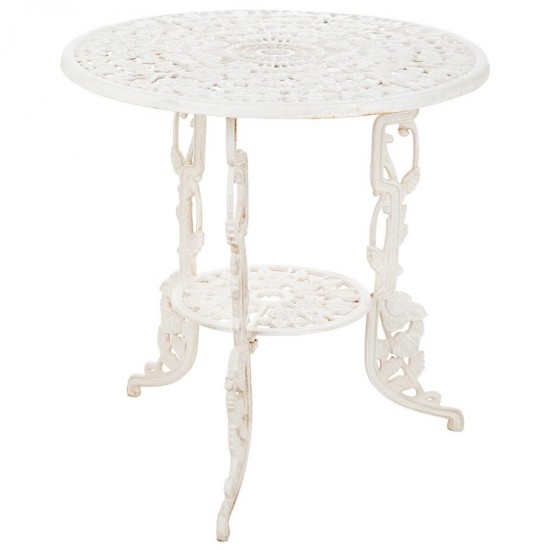 Design Toscano Garden Of Roses Iron Bistro Table