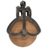 Design Toscano Medium Iron & Wood Farm Pulley