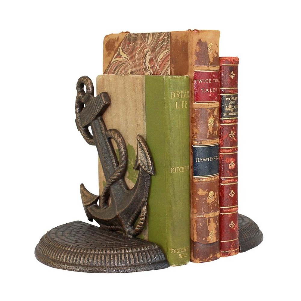 Design Toscano Maritime Anchor Cast Iron Bookend Set