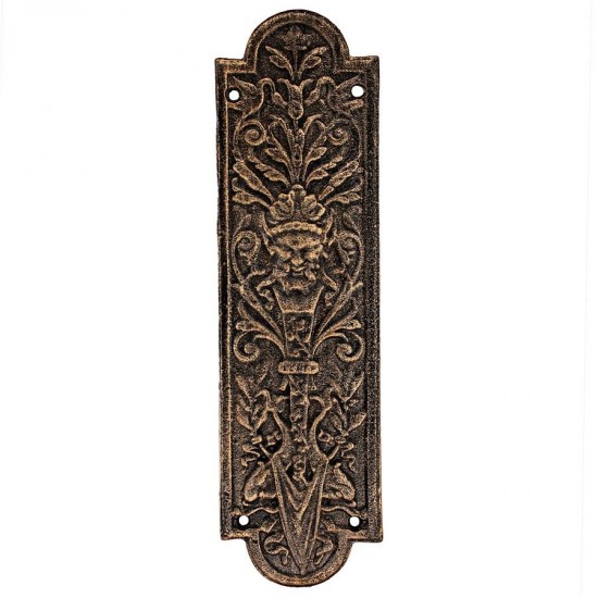 Design Toscano Greenman Door Plate