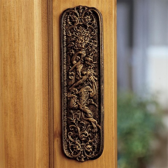 Design Toscano Maiden Door Plate