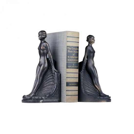 Design Toscano Pair Of Elyse Art Deco Bookends