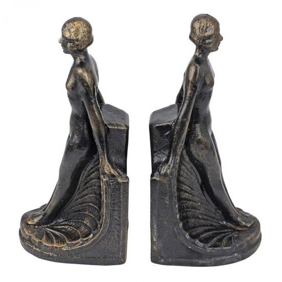 Design Toscano Pair Of Elyse Art Deco Bookends