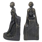 Design Toscano Pair Of Elyse Art Deco Bookends