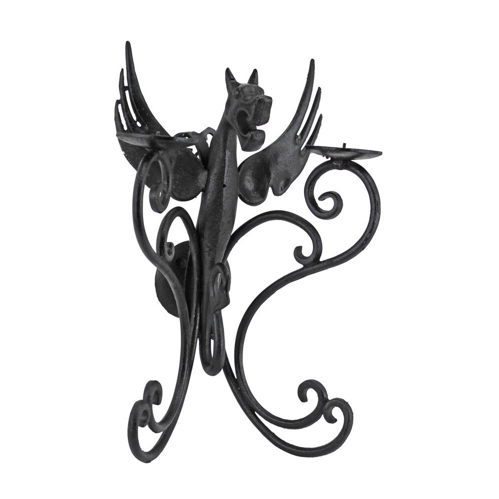 Design Toscano Castle Dragon Wall Sconce