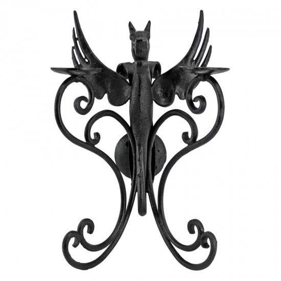 Design Toscano Castle Dragon Wall Sconce