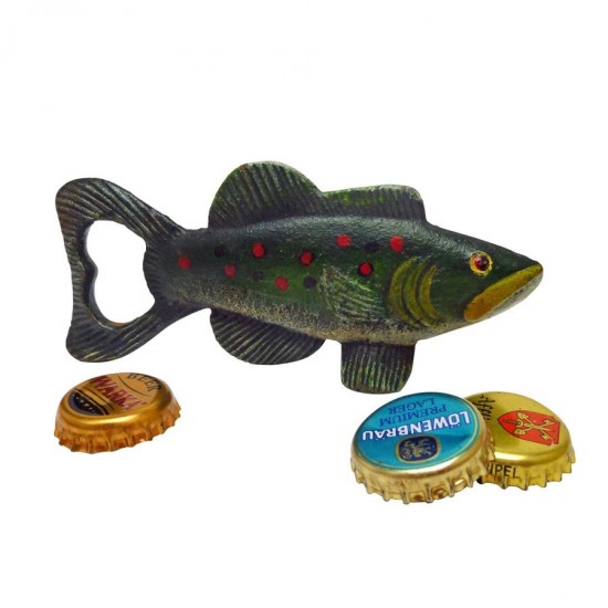 Design Toscano Trout Tales Cast Iron Bottle Opener