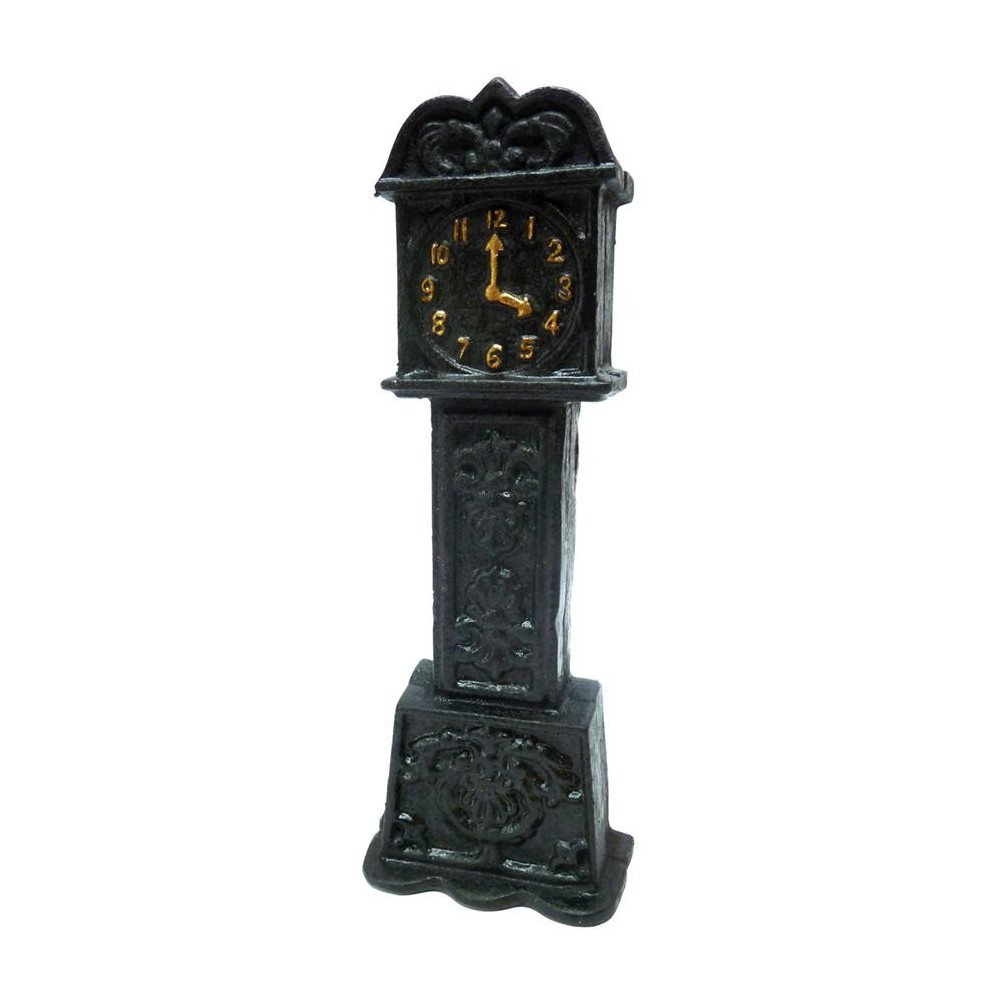 Design Toscano Time Is Money Clock Iron Bank