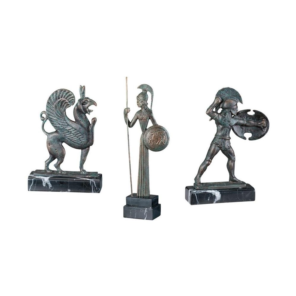 Design Toscano S/3 Hellenistic Ironwork Sculptures Design Toscano S/3 Hellenistic Ironwork Sculptures