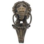 Design Toscano Florentine Lion Cast Iron Door Knocker