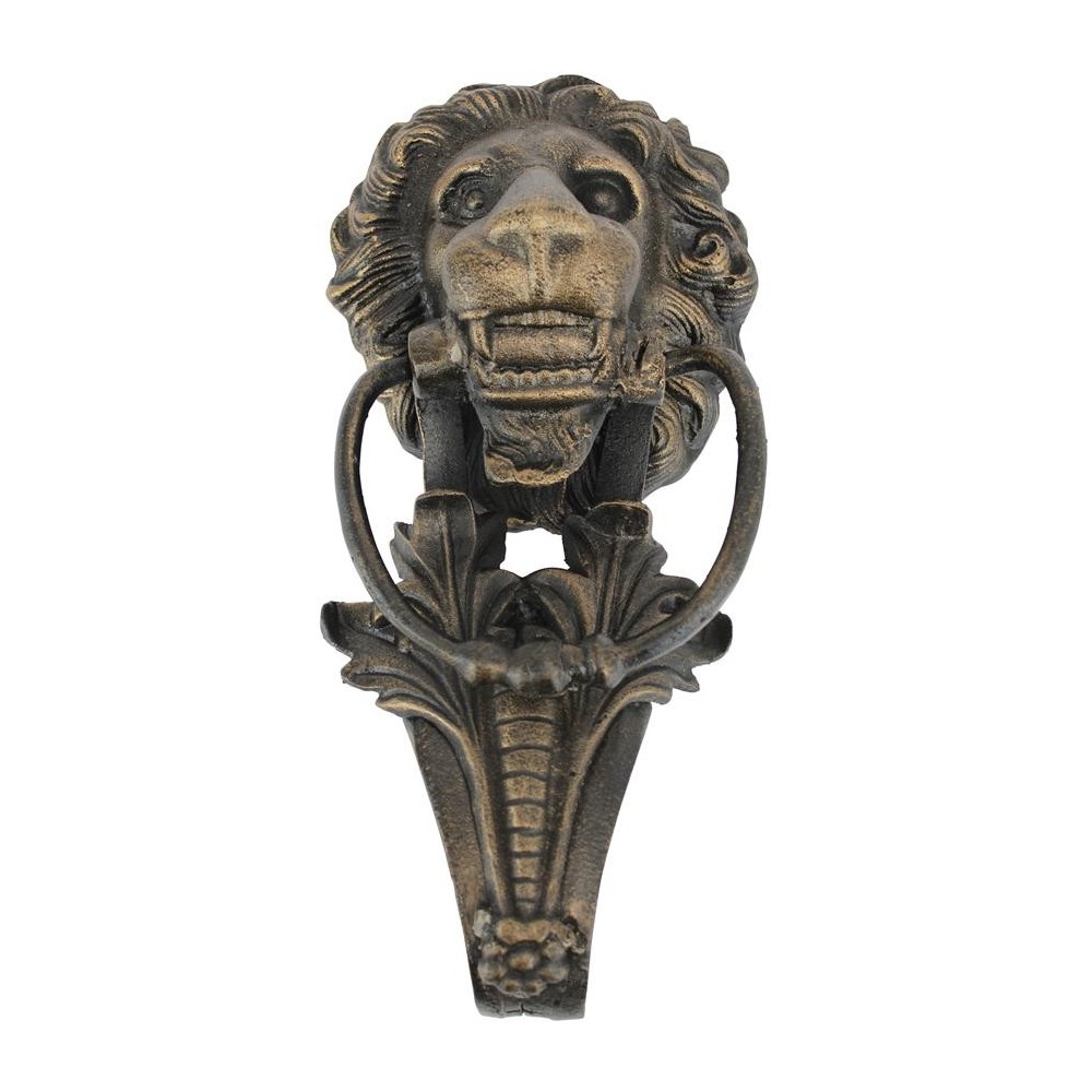 Design Toscano Florentine Lion Cast Iron Door Knocker