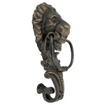 Design Toscano Florentine Lion Cast Iron Door Knocker