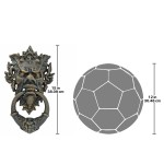 Design Toscano Vecchio Greenman Doorknocker