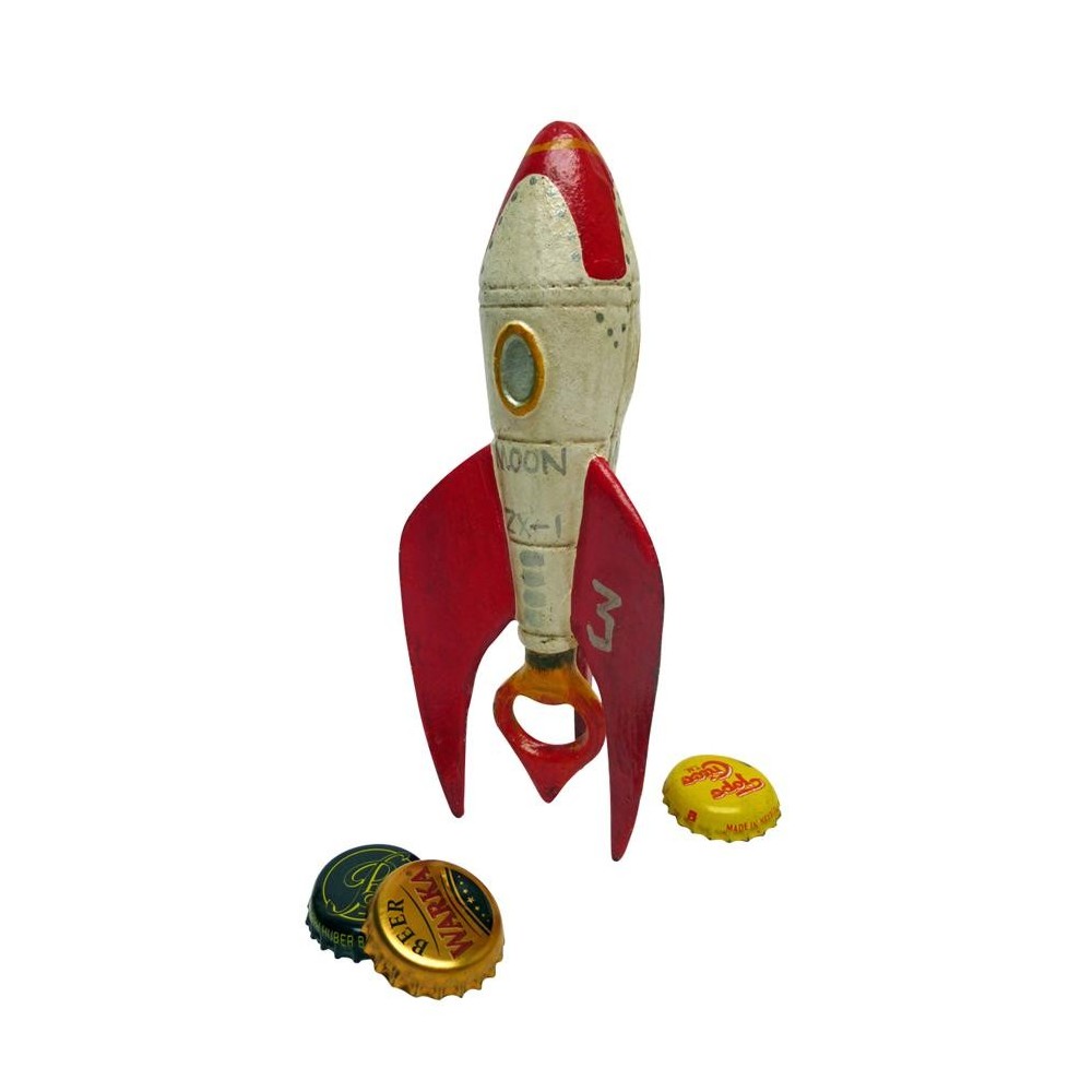 Design Toscano Retro Rocket Ship Bottle Opener