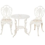 Design Toscano Rose Garden Bistro Set