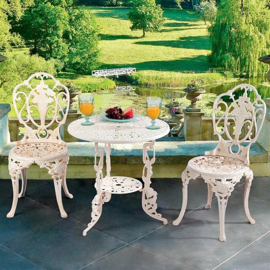 Design Toscano Rose Garden Bistro Set