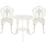 Design Toscano Rose Garden Bistro Set