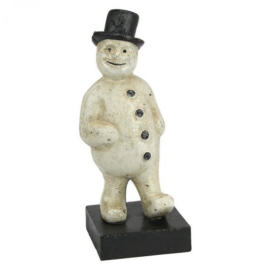 Design Toscano Top Hat Snowman Bank