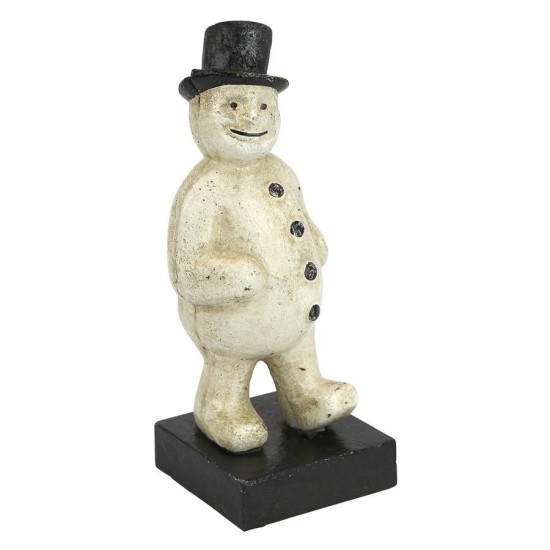 Design Toscano Top Hat Snowman Bank