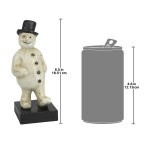 Design Toscano Top Hat Snowman Bank