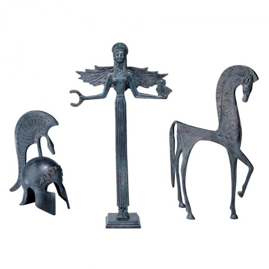 Design Toscano S/3 Greek Iron Figures