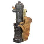 Design Toscano Fire Hydrant Pooch Garden Fountain