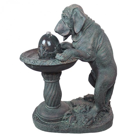 Design Toscano Dogs Refreshing Drink Fountain