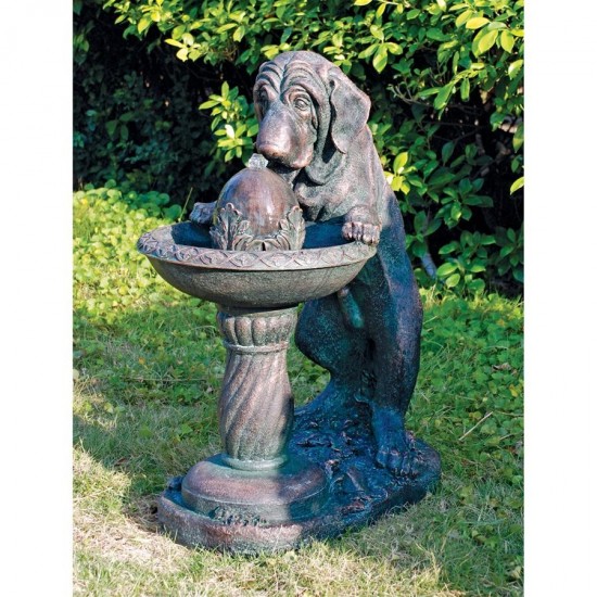 Design Toscano Dogs Refreshing Drink Fountain