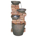 Design Toscano Stacked Bricks Cascading Fountain