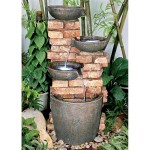 Design Toscano Stacked Bricks Cascading Fountain