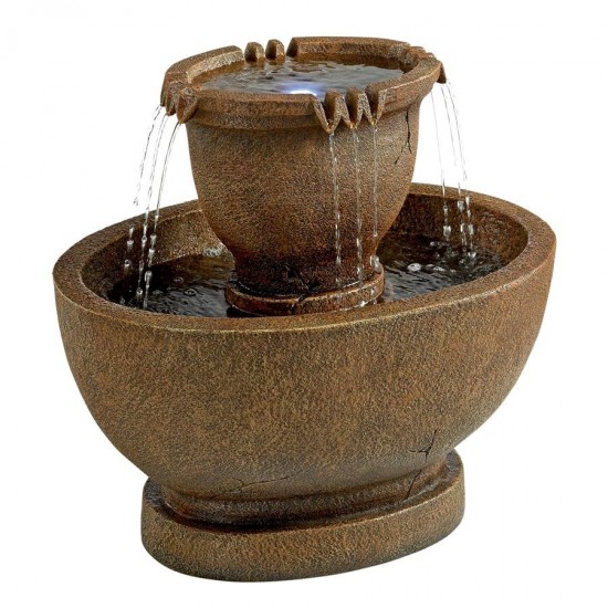 Design Toscano Grande Richardson Oval Urns Fountain