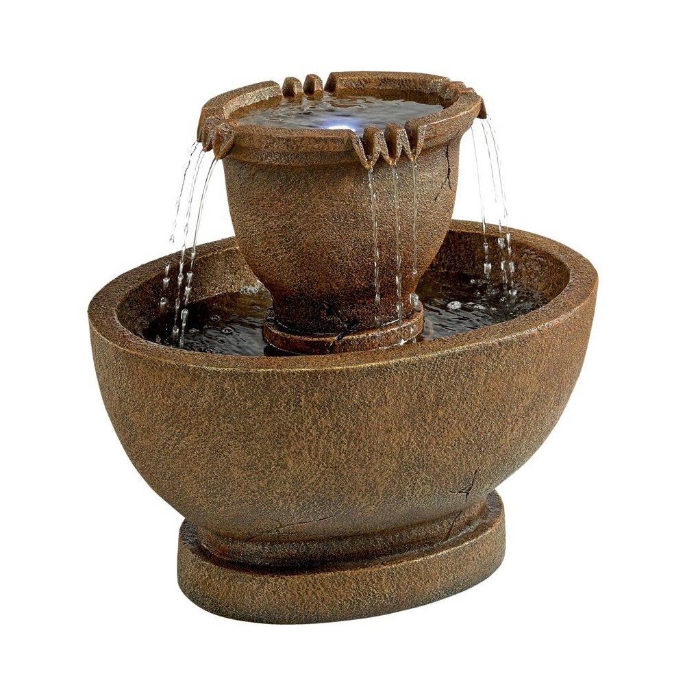 Design Toscano Grande Richardson Oval Urns Fountain