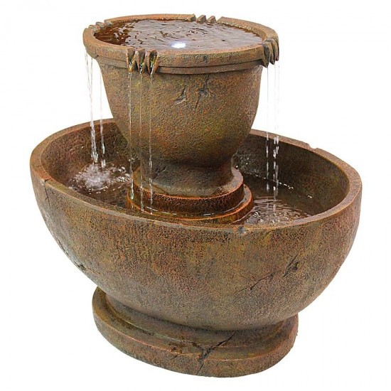 Design Toscano Grande Richardson Oval Urns Fountain