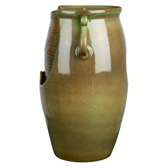 Design Toscano Ceramic Rippling Jar Fountain